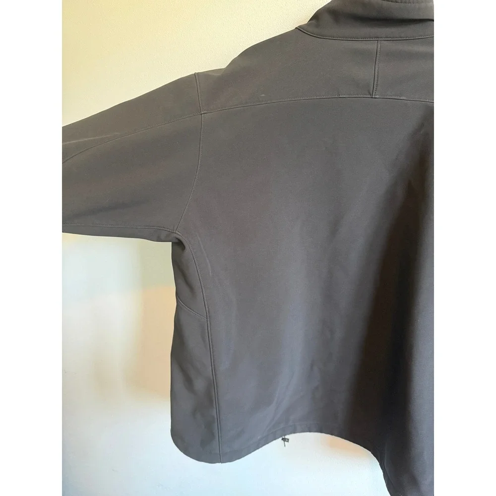 The North Face Mens Apex Bionic Softshell Jacket Black Full Zip Windbreaker XL